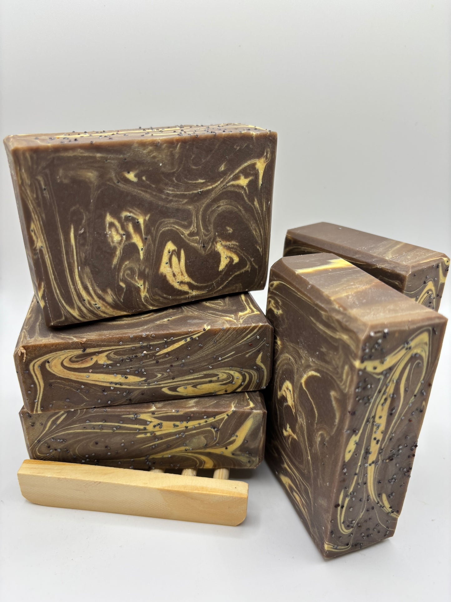 Lemon & Poppyseed Cake - Cold Processed Soap - ON SALE