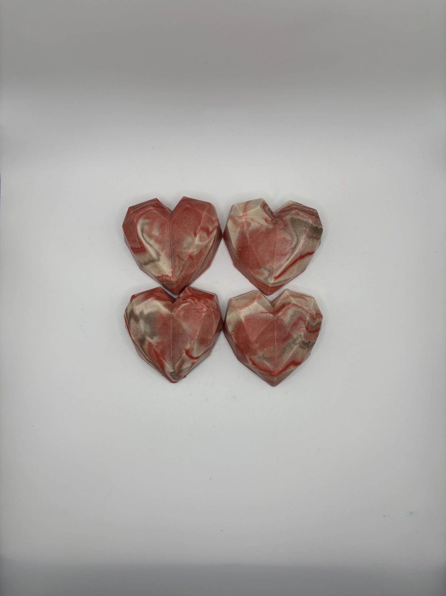 Cherry Almond - Geometric Hearts - Available July 9th