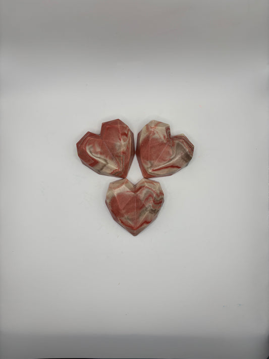 Cherry Almond - Geometric Hearts - Available July 9th