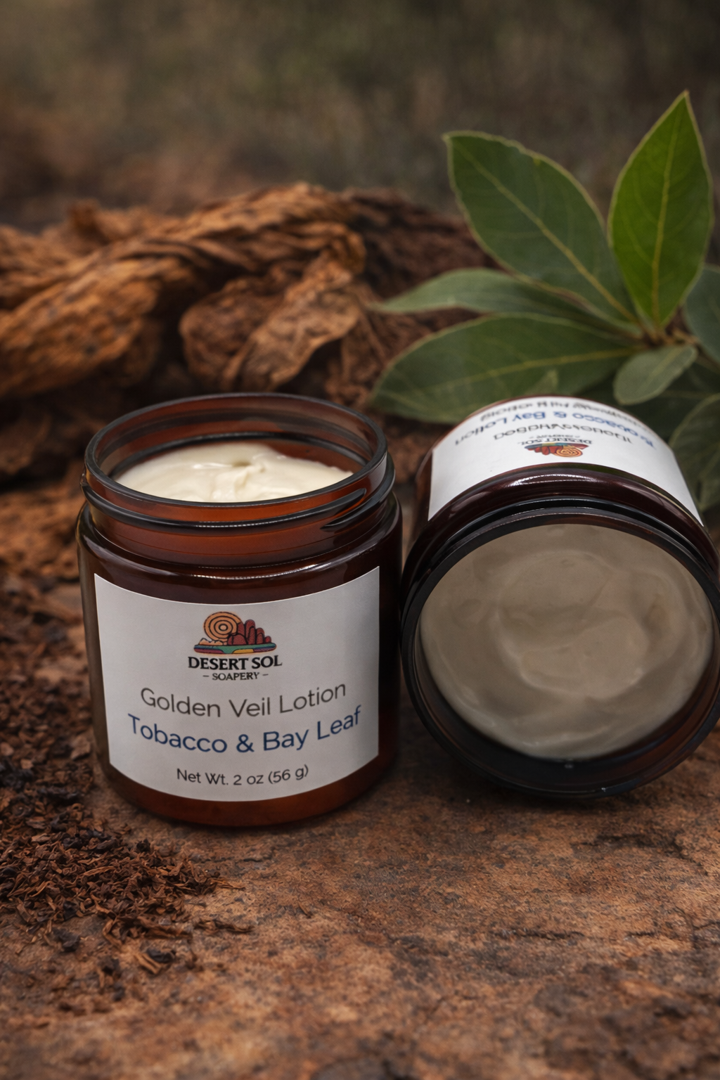 Golden Veil Lotion - Tobacco & Bayleaf