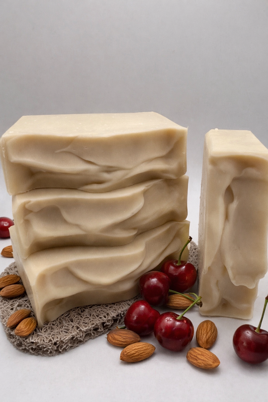 Cherry Almond Naked - Cold Processed Soap