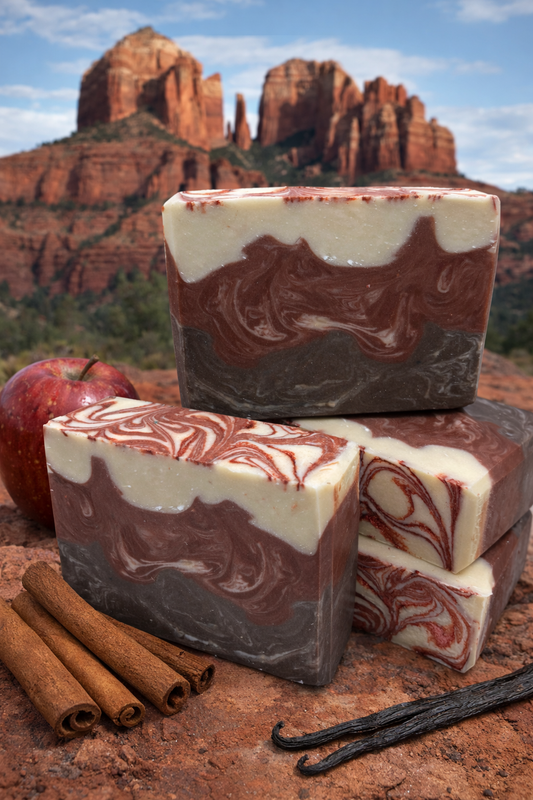 Vanilla, Apple & Cinnamon - Cold Processed Soap
