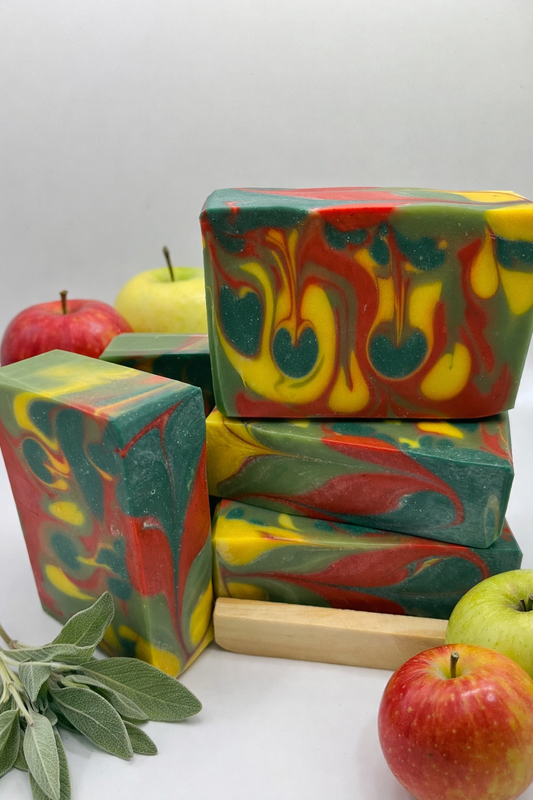 Apple & Sage - Cold Processed Soap