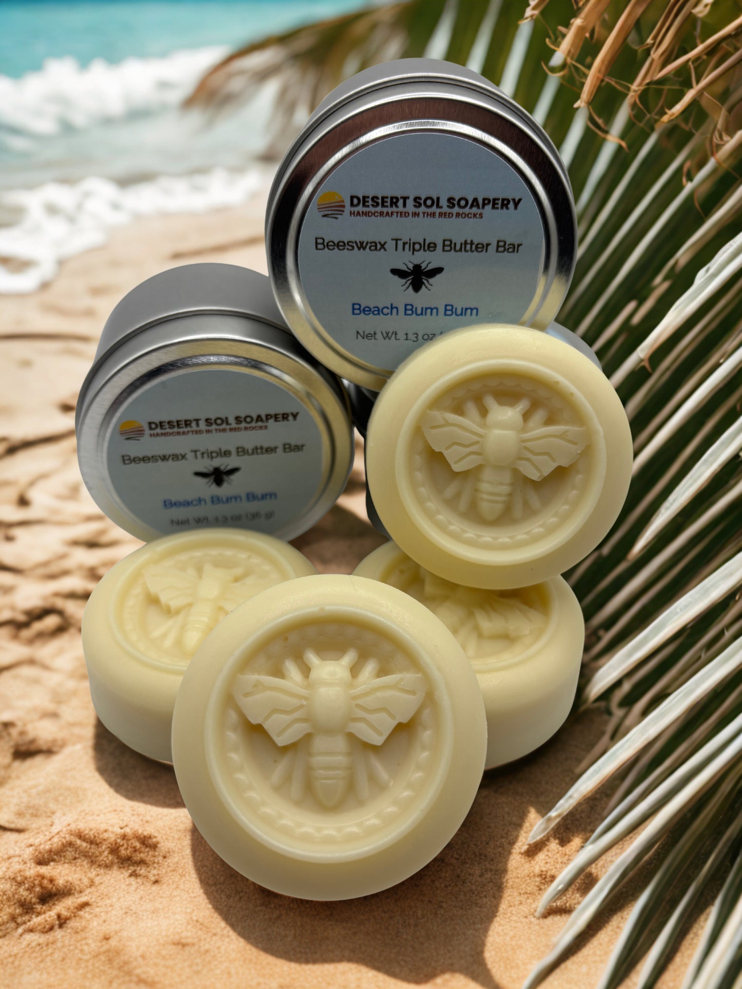 Beeswax Triple Butter Solid Lotion Bar - Bee 1.3 oz - 1.5 oz