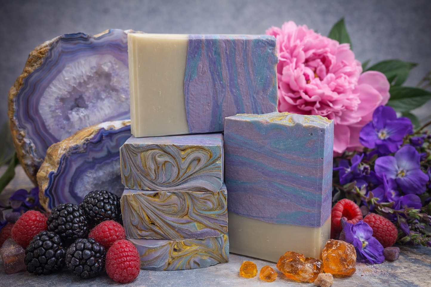 Berry Agate - Cold Processed Soap✨ Coming Soon ✨