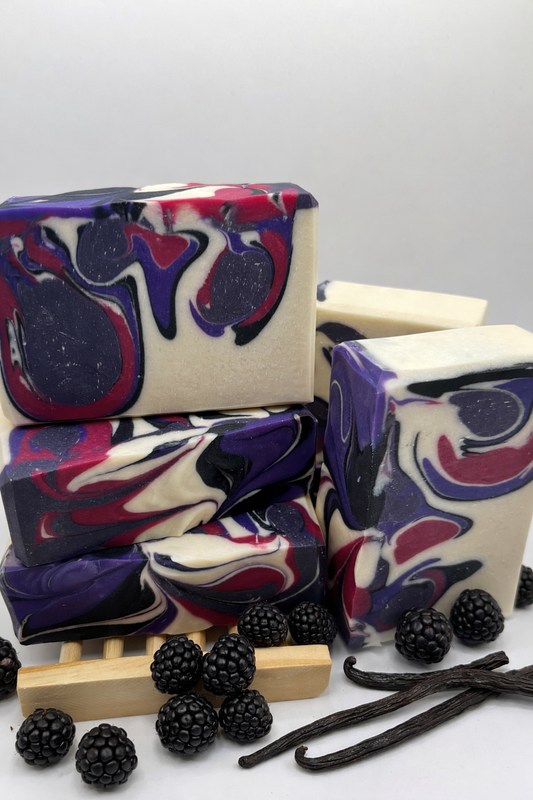 Black Raspberry & Vanilla - Cold Processed Soap