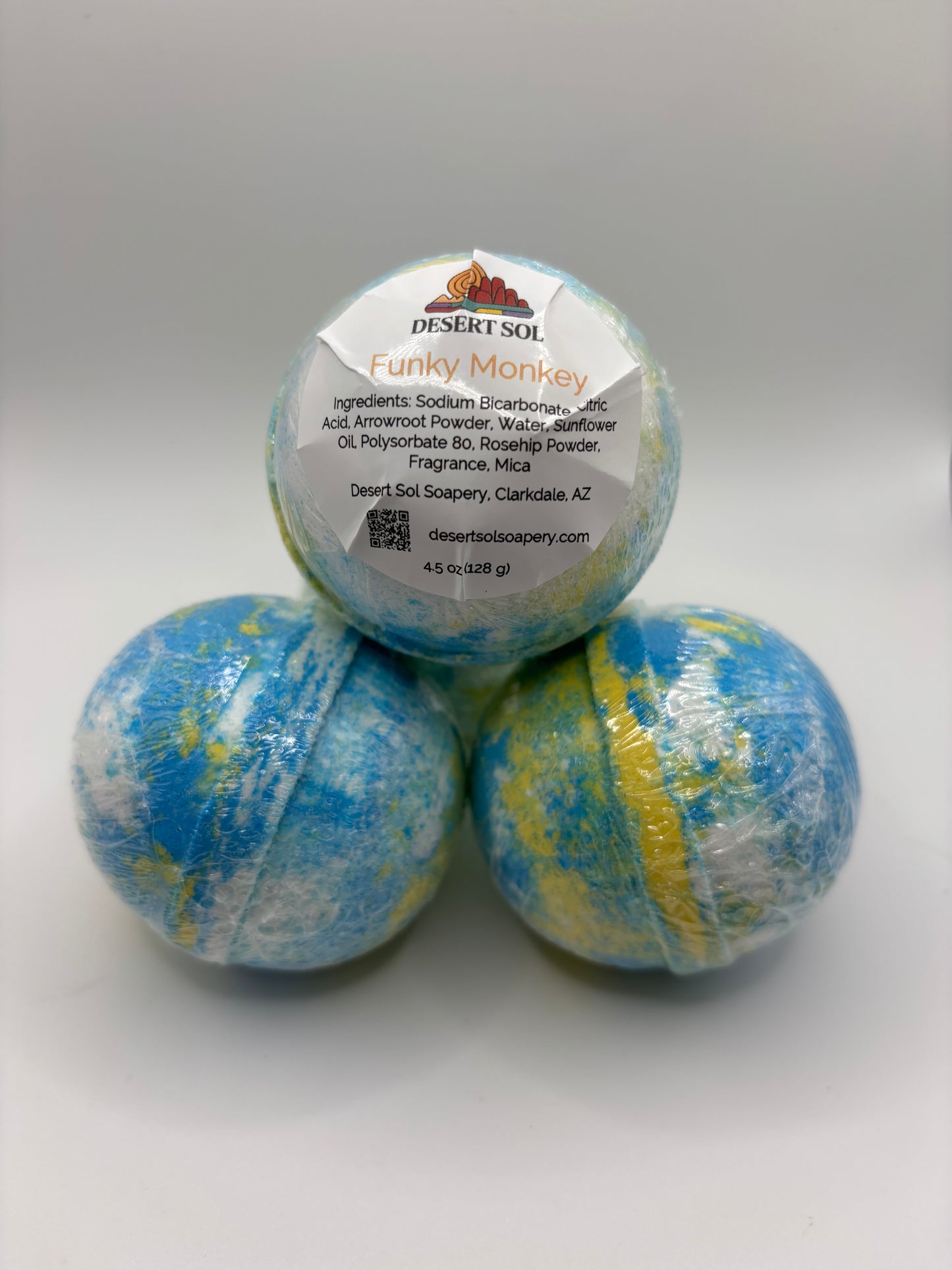 Funky Monkey Bath Bomb 4.5 oz Round