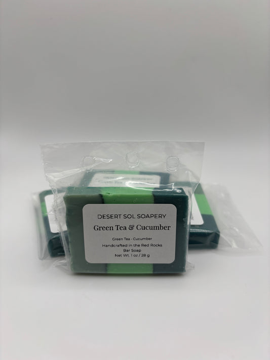Green Tea & Cucumber - 1 oz Travel Bar