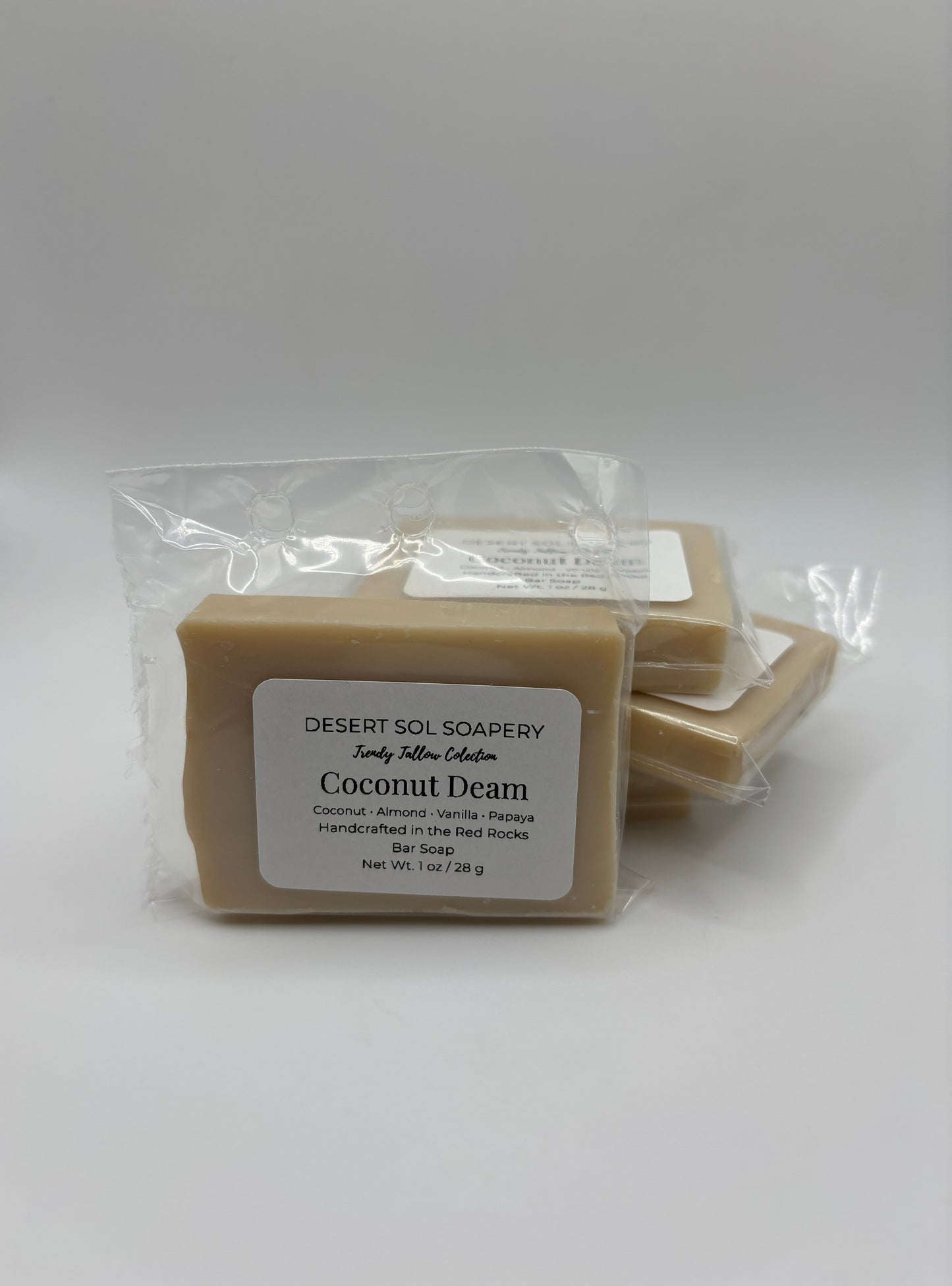 Coconut Dream - Tallow Bar - 1 oz Travel Bar