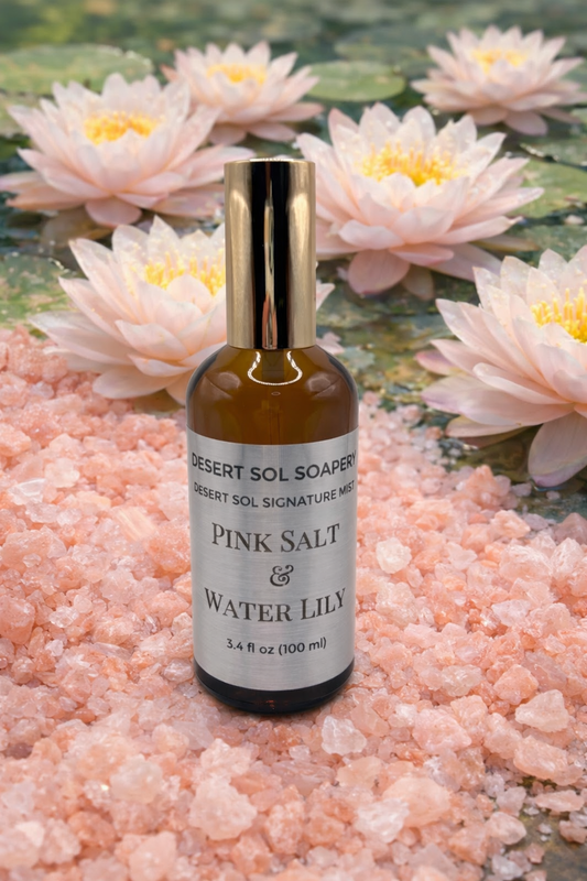 Pink Salt & Water Lily - Desert Sol Signature Mist - Local Pickup Only