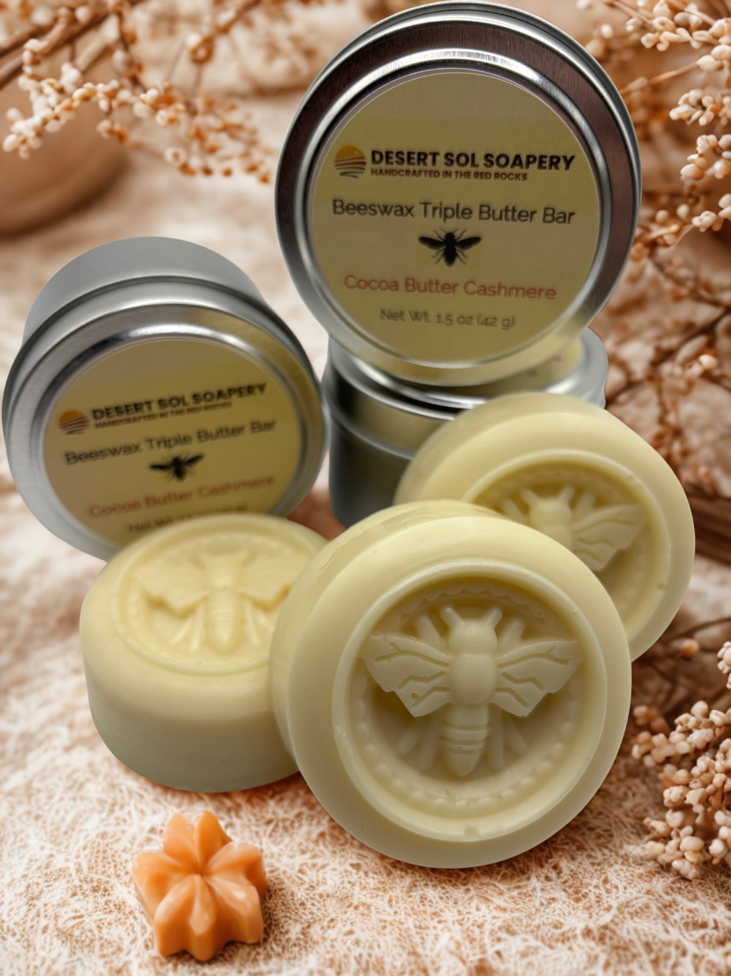 Beeswax Triple Butter Solid Lotion Bar - Bee 1.3 oz - 1.5 oz