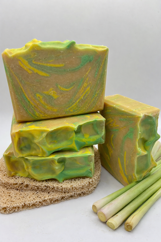 Lemongrass & Goat's Milk - Cold Processed Soap
