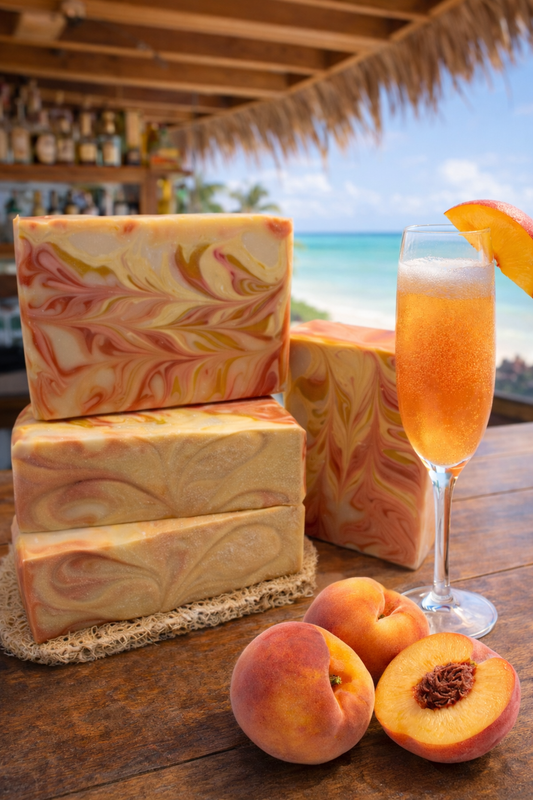 Peach Bellini - Cold Processed Soap